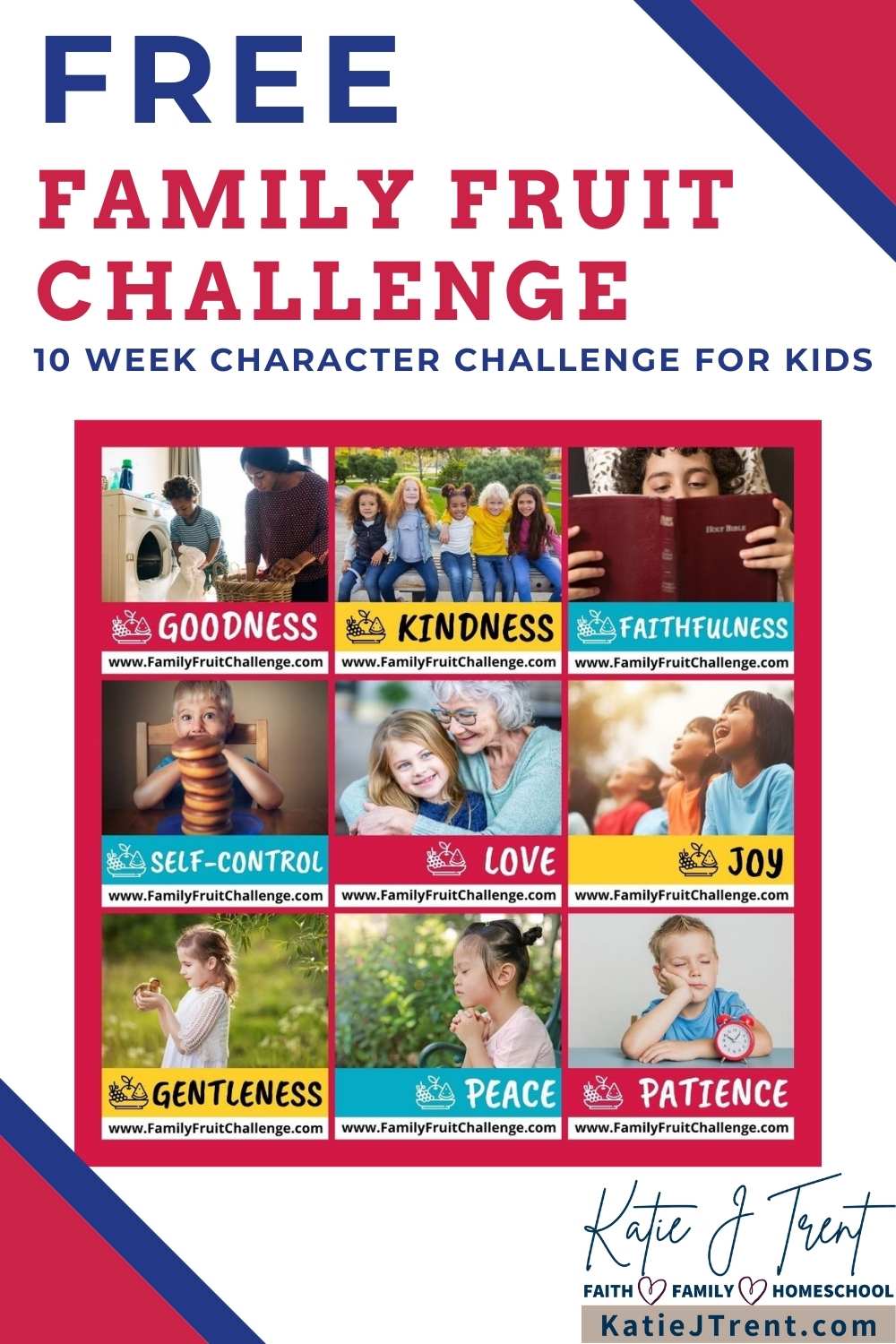 Family Fruit of the Spirit 10 Week Challenge